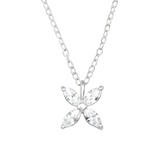 Colier din argint ADORA cu pietre zirconia