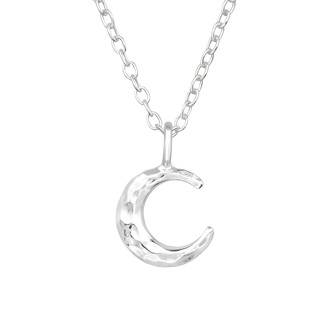 Colier din argint ASTRA cu semiluna