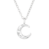 Colier din argint ASTRA cu semiluna