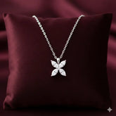 Colier din argint ADORA cu pietre zirconia