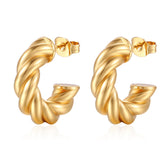 Cercei Twist Gold
