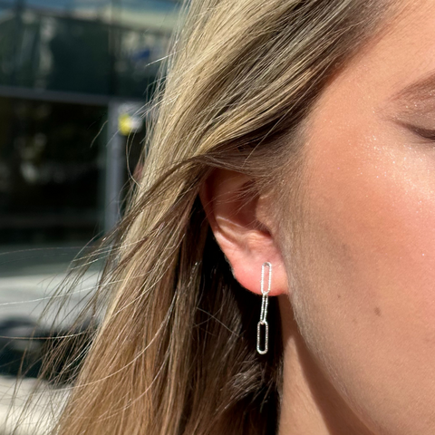 Cercei din argint KAILA