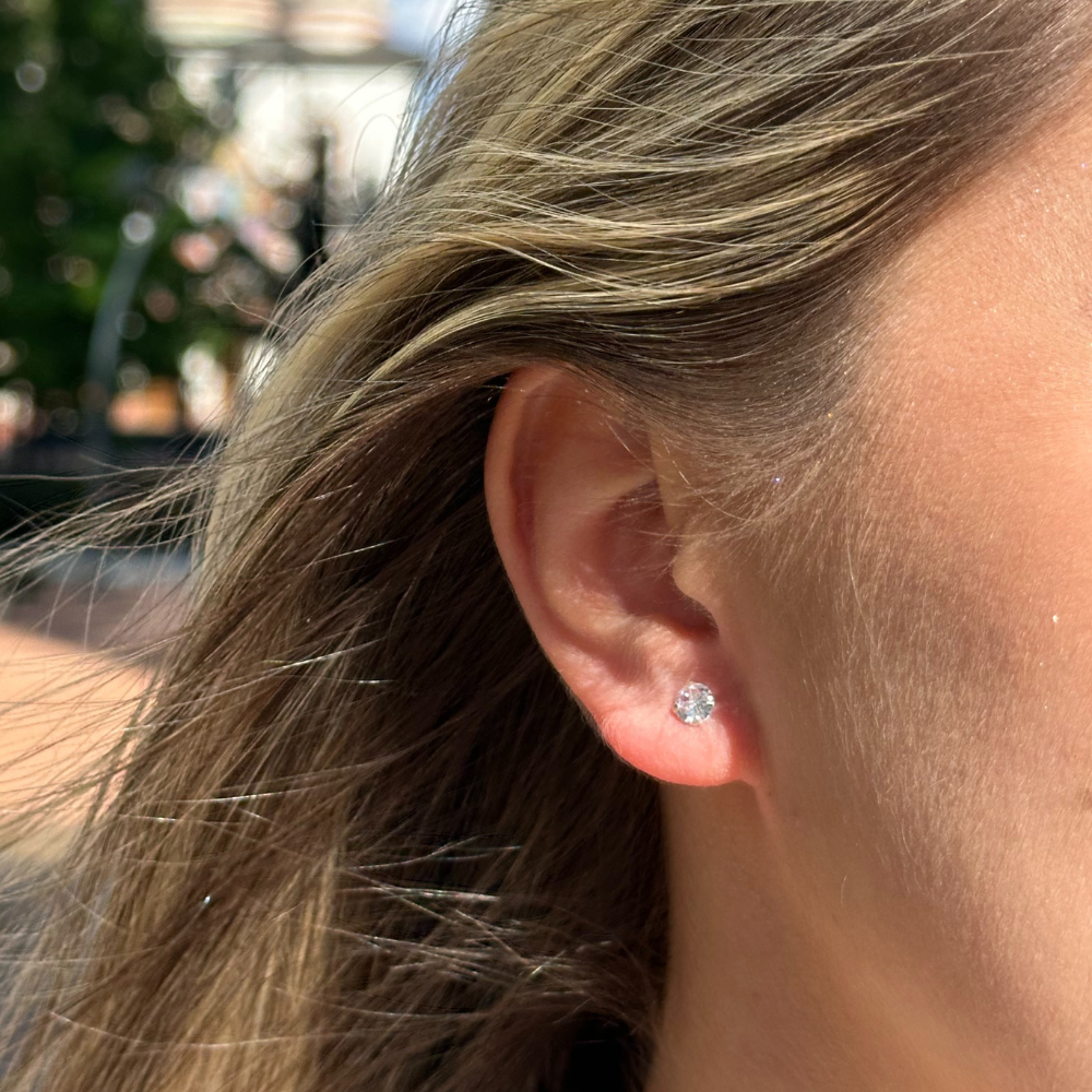 Set cercei din argint LUMIYA cu pietre zirconia