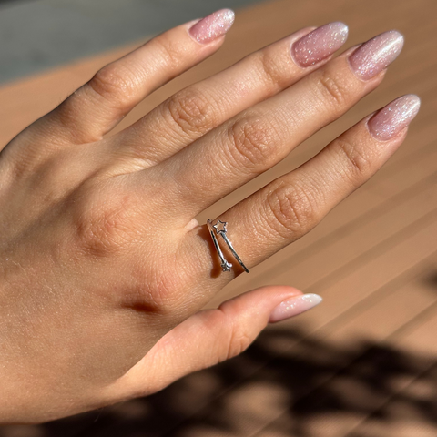 Inel din argint STELLA