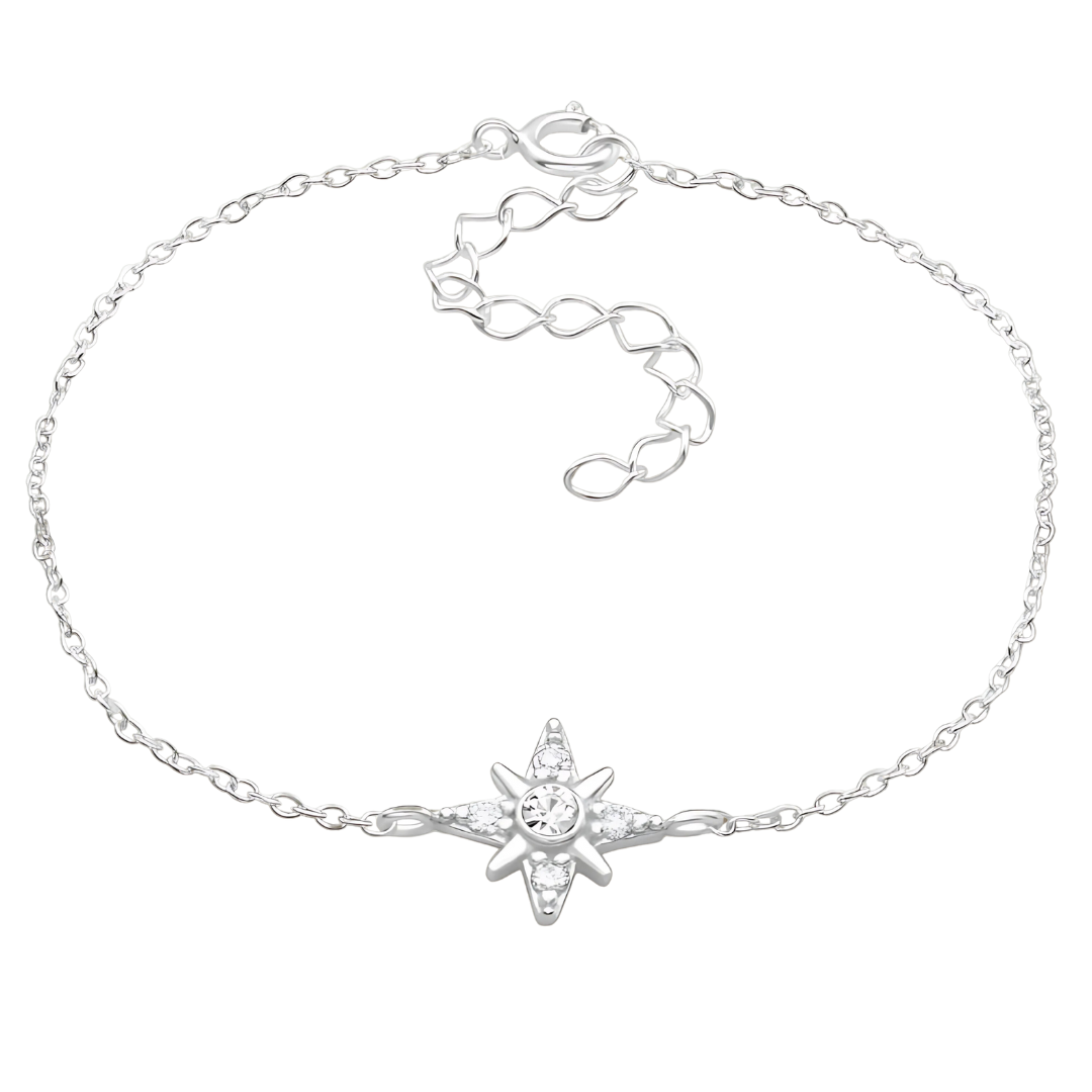 Bratara din argint POLARIS cu pietre zirconia