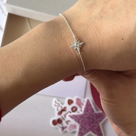 Bratara din argint POLARIS cu pietre zirconia