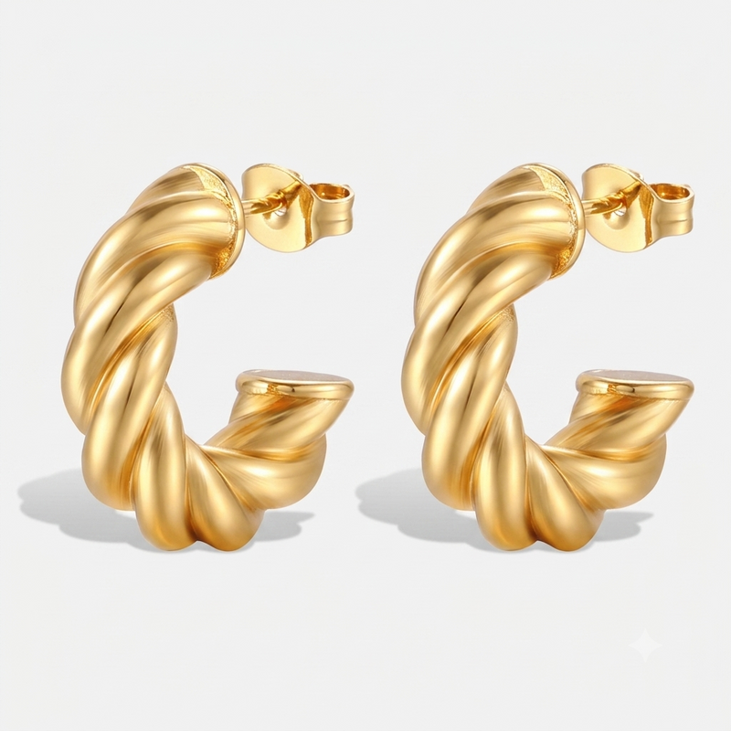Cercei Twist Gold