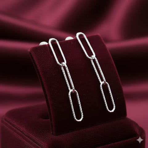 Cercei din argint KAILA