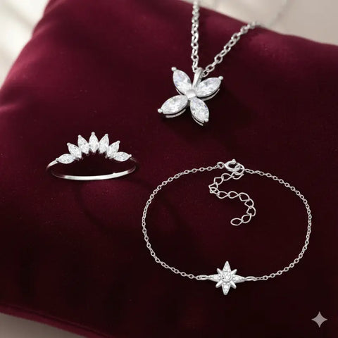 The Complete Radiance Set: Colierul ADORA, Brăţara POLARIS & Inelul AURORA