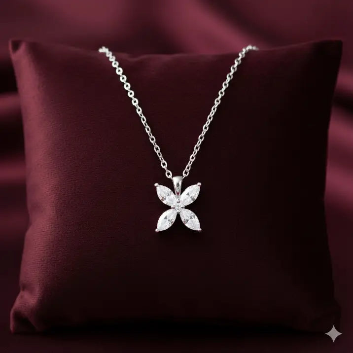 Colier din argint ADORA cu pietre zirconia