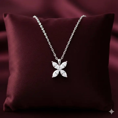 Colier din argint ADORA cu pietre zirconia