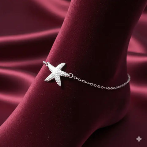 Bratara de picior din argint ARIELLE