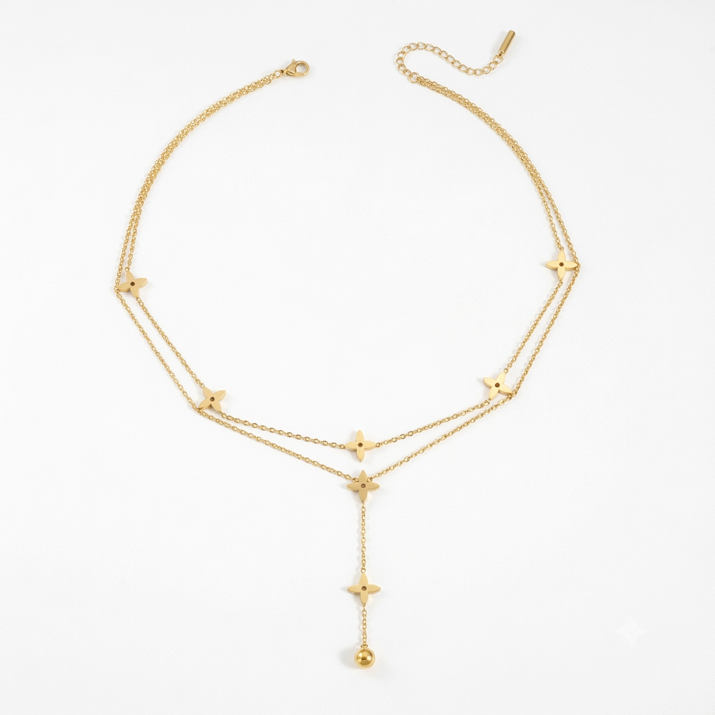 Colier Teresa Gold