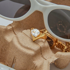 CELINA Inel - Strălucire Rafinată de Zi cu Zi cu Eleganță de Seară