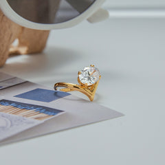 CELINA Inel - Strălucire Rafinată de Zi cu Zi cu Eleganță de Seară